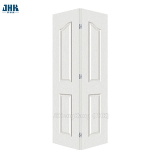 Четырехпанельная дверь из МДФ, двукратная, белая грунтовка